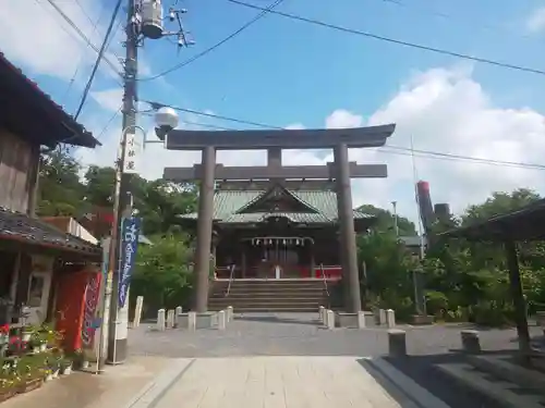 板倉雷電神社の鳥居