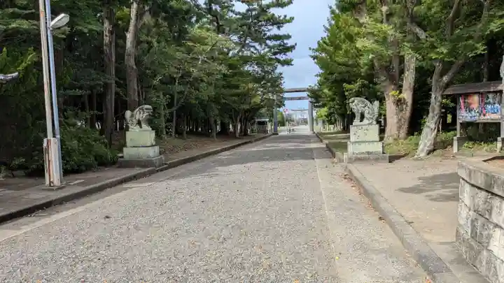 鶴谷八幡宮の景色