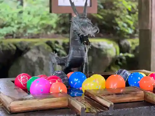 富士山東口本宮 冨士浅間神社の手水