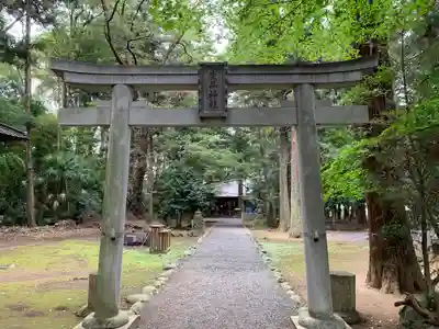 生品神社の鳥居