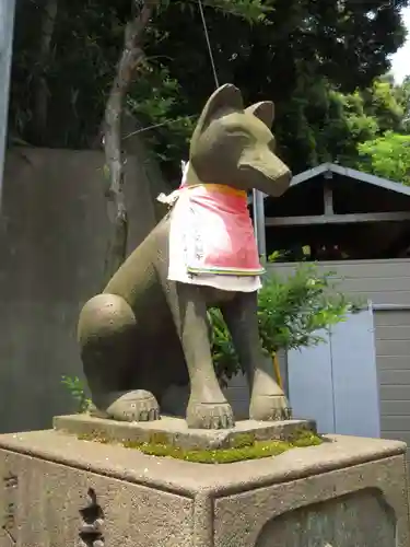 王子稲荷神社の狛犬