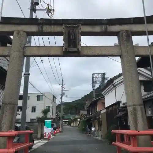 諸羽神社の鳥居