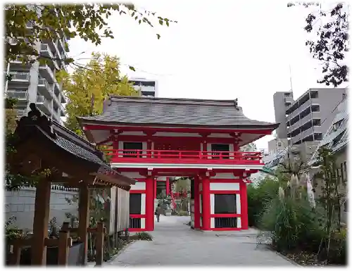 成子天神社の山門