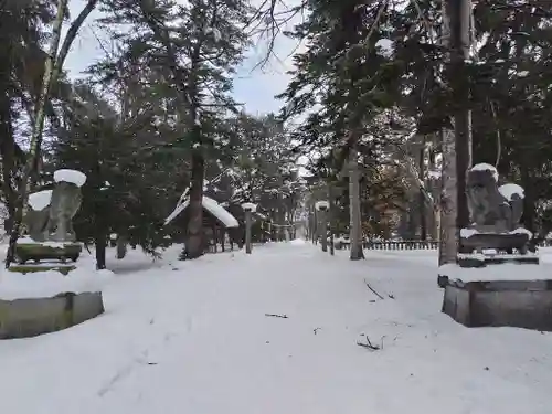 東川神社の景色