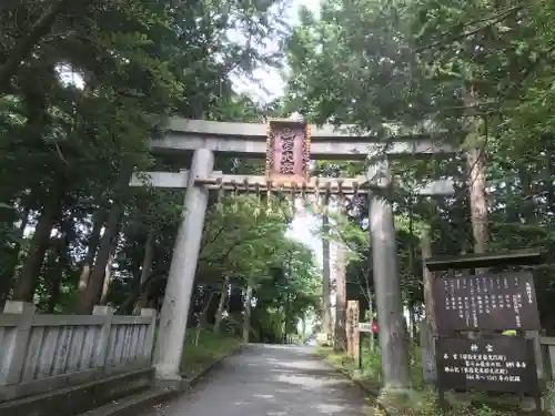 冨士御室浅間神社の鳥居