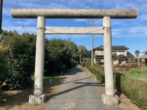 久伊豆神社の鳥居