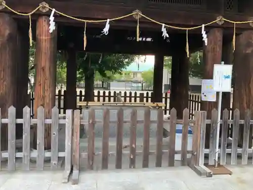 伴林氏神社の手水