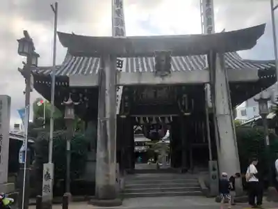 櫛田神社の鳥居