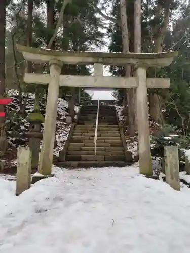 一箕山八幡神社の鳥居