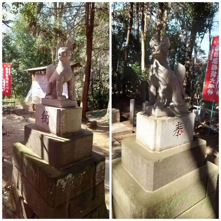 春日部稲荷神社の狛犬