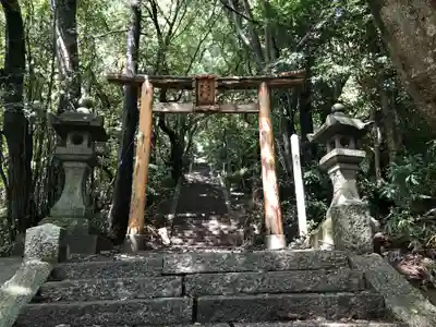 天石門別八倉比売神社の鳥居