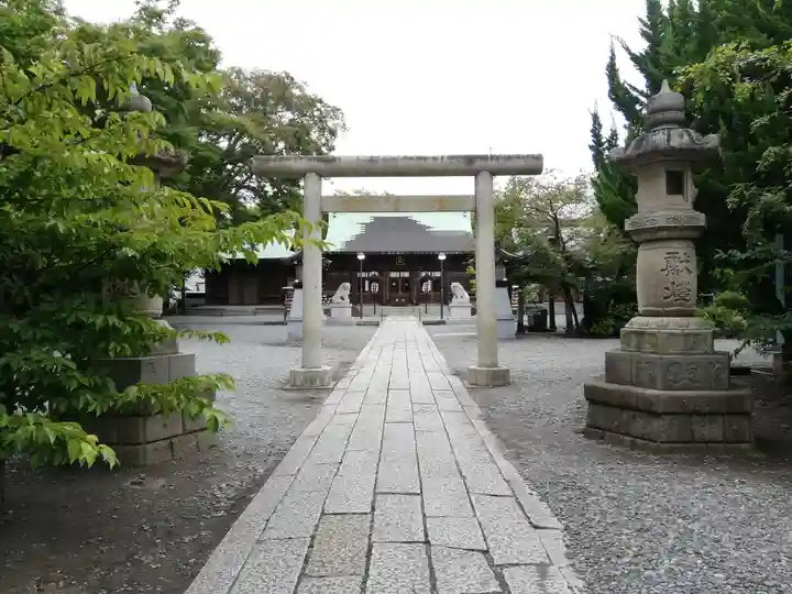 丸子神社 浅間神社の鳥居