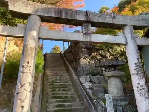 実川天満宮の鳥居