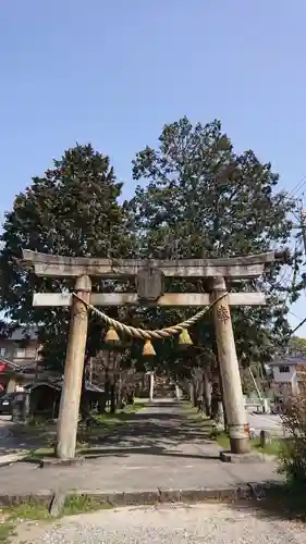 大平八幡宮の鳥居