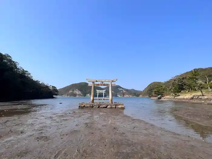 和多都美神社の鳥居