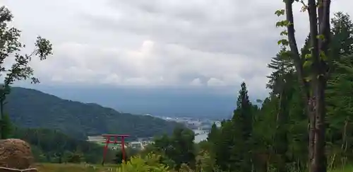 河口浅間神社の景色