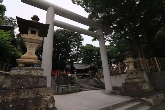 安積國造神社の鳥居