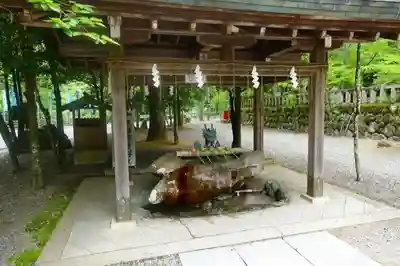 丹生川上神社(中社)の手水舎