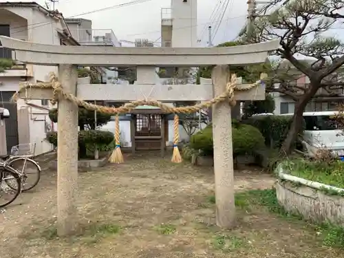 前浜町恵比寿神社の鳥居