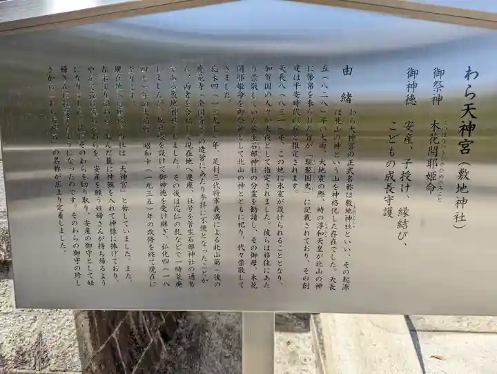 敷地神社(わら天神宮)(京都府)