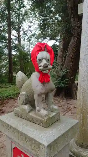 息栖神社の狛犬