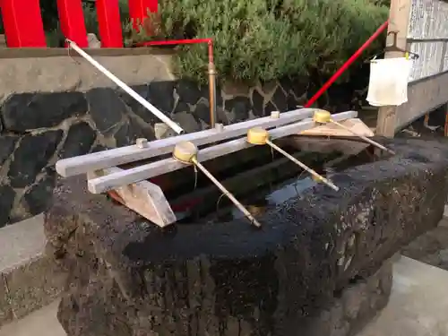 織幡神社の手水舎