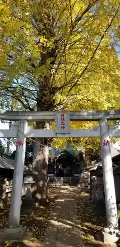 日枝神社の鳥居