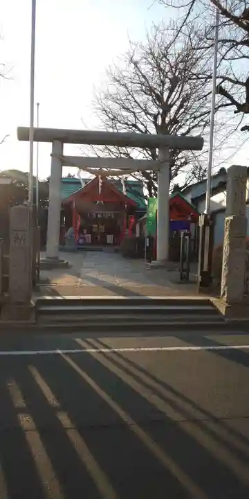 葛飾氷川神社の鳥居
