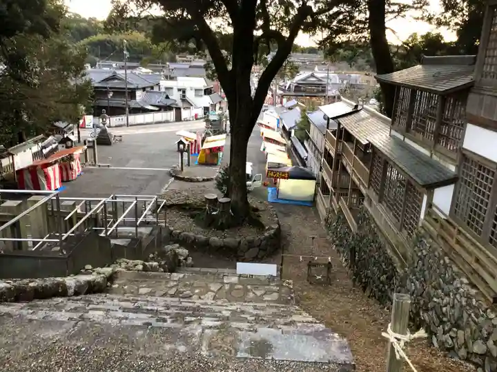 多度大社の景色