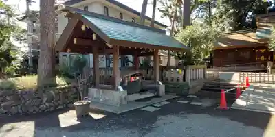 埼玉縣護國神社の手水舎