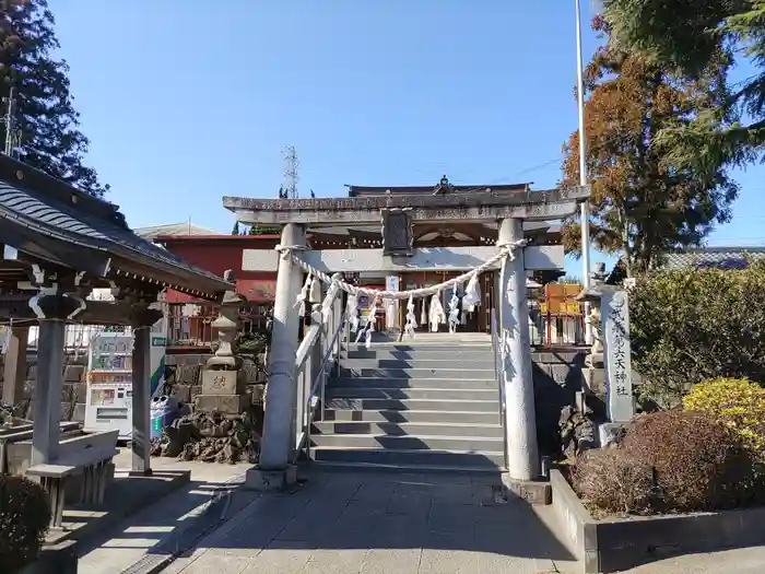 武蔵第六天神社の鳥居