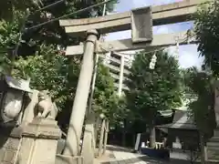 小野照崎神社の鳥居