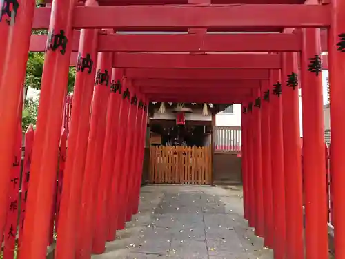 瓜破天神社の鳥居