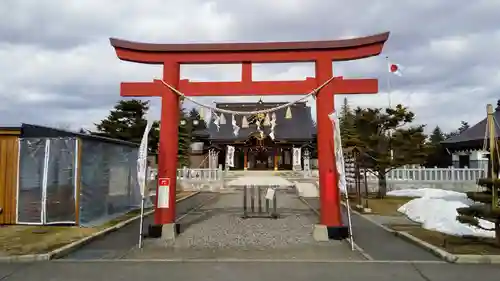 美瑛神社の鳥居