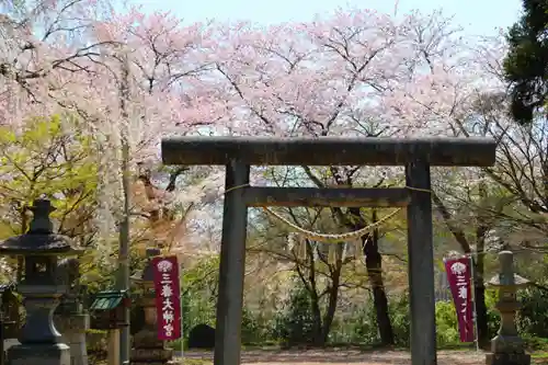 三春大神宮の鳥居