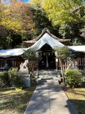 關蝉丸神社下社の本殿・本堂