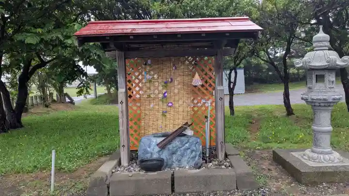 苫前神社の手水舎