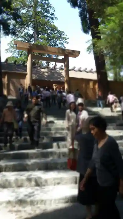 伊勢神宮内宮(皇大神宮)の鳥居