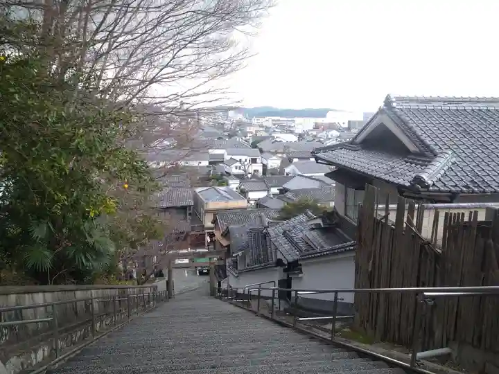 阿智神社の景色