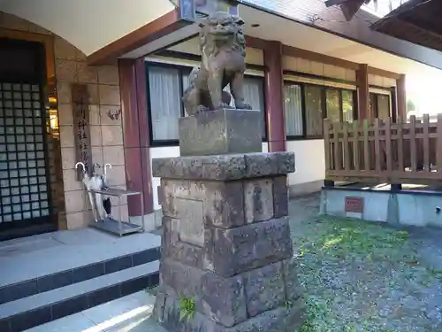 神明神社の狛犬