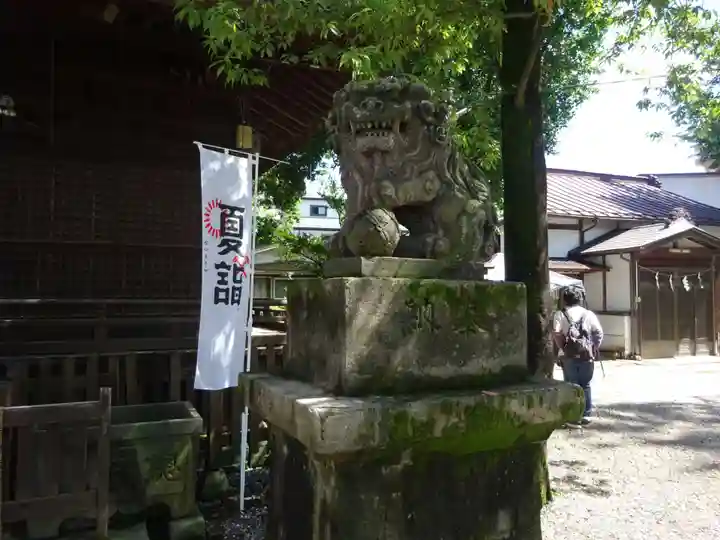 阿邪訶根神社の狛犬