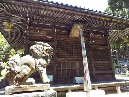 湯谷神社の狛犬