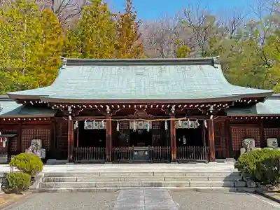 山梨縣護國神社の本殿・本堂