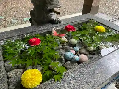 滑川神社 - 仕事と子どもの守り神の手水舎