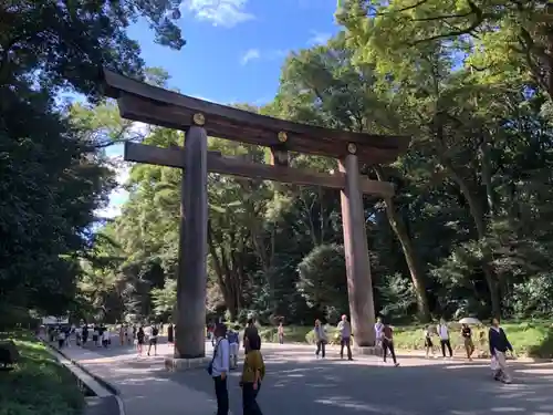 明治神宮の鳥居