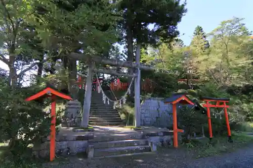 篠葉沢稲荷神社の鳥居