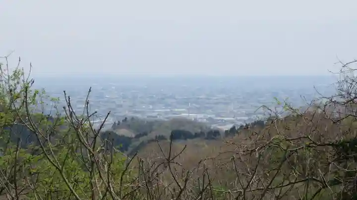 倶利迦羅不動寺山頂本堂の景色