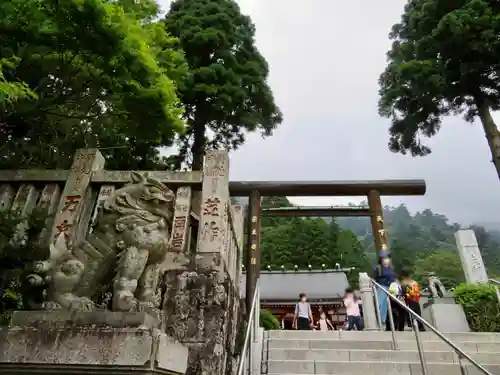 大山阿夫利神社の鳥居