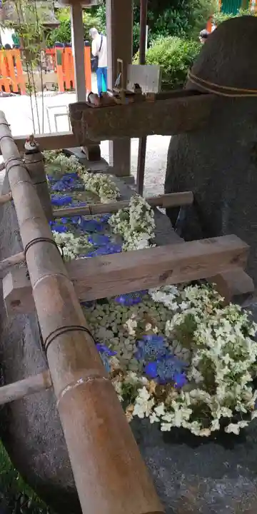 賀茂別雷神社(上賀茂神社)の手水舎