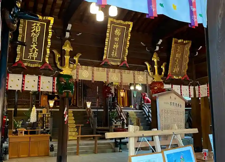 櫛田神社の本殿・本堂